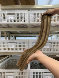 Sew in hair extensions Unprocessed genius weft hair extensions manufacturer sourced hair from Myanmar