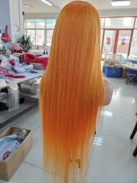 Colored hair wig 30inches long