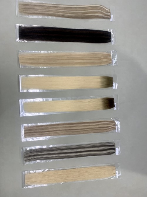 Machine weft for salon
