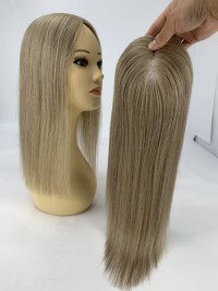 14inches Slavic human hair topper Salon grade