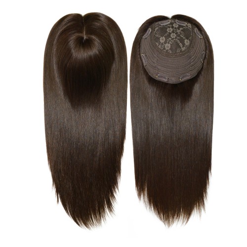 Human hair topper