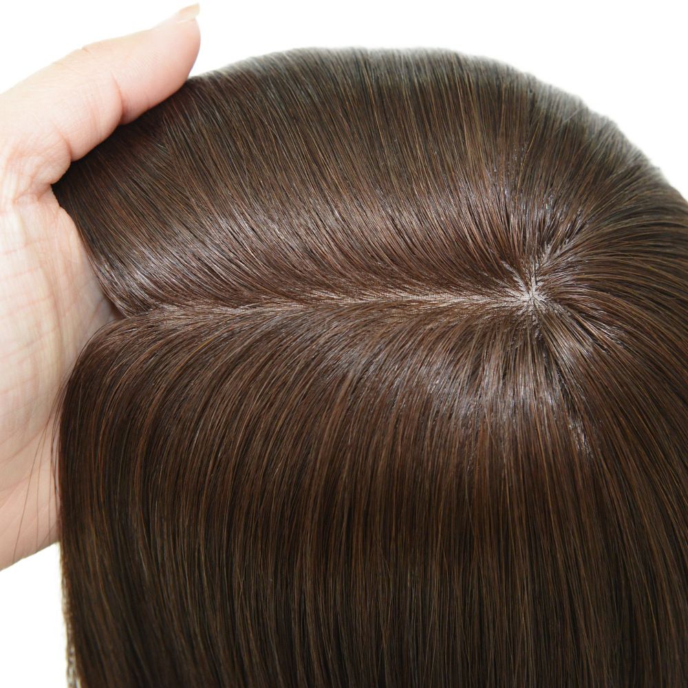Human hair topper