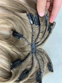 European quality new design octopus clip in hair extensions only custom made