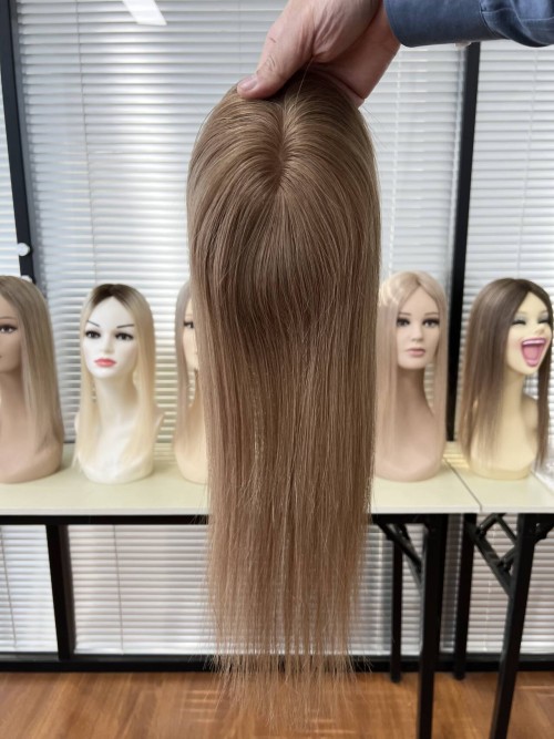 Silk base human hair topper manufacturer