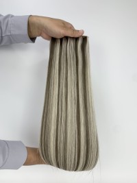 Natural donor hair Vietnam hair unprocessed hair double drawn hair A+grade full end genius weft