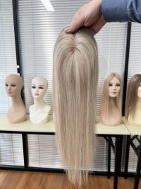 Salon grade human hair toppers