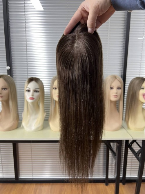 human hair topper