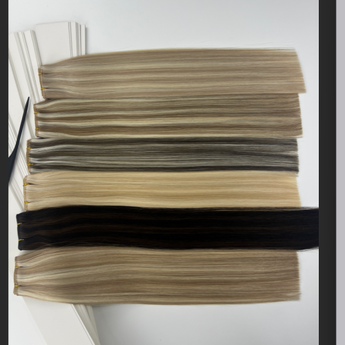 Innovative  super genius weft hair extensions original created hair extensions