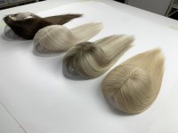 Slavic human hair toppers double drawn hair factory