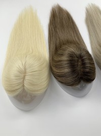 Slavic human hair toppers double drawn hair factory