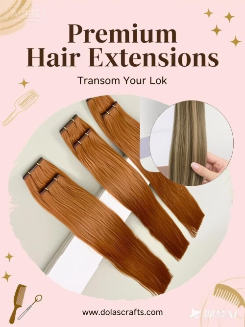 Machine weft for salon