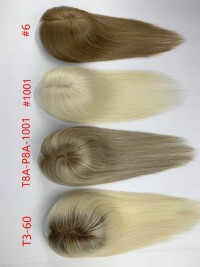 Silk top human hair topper ready for shipping