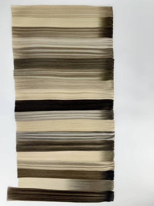 European hair extension with cuticle intact